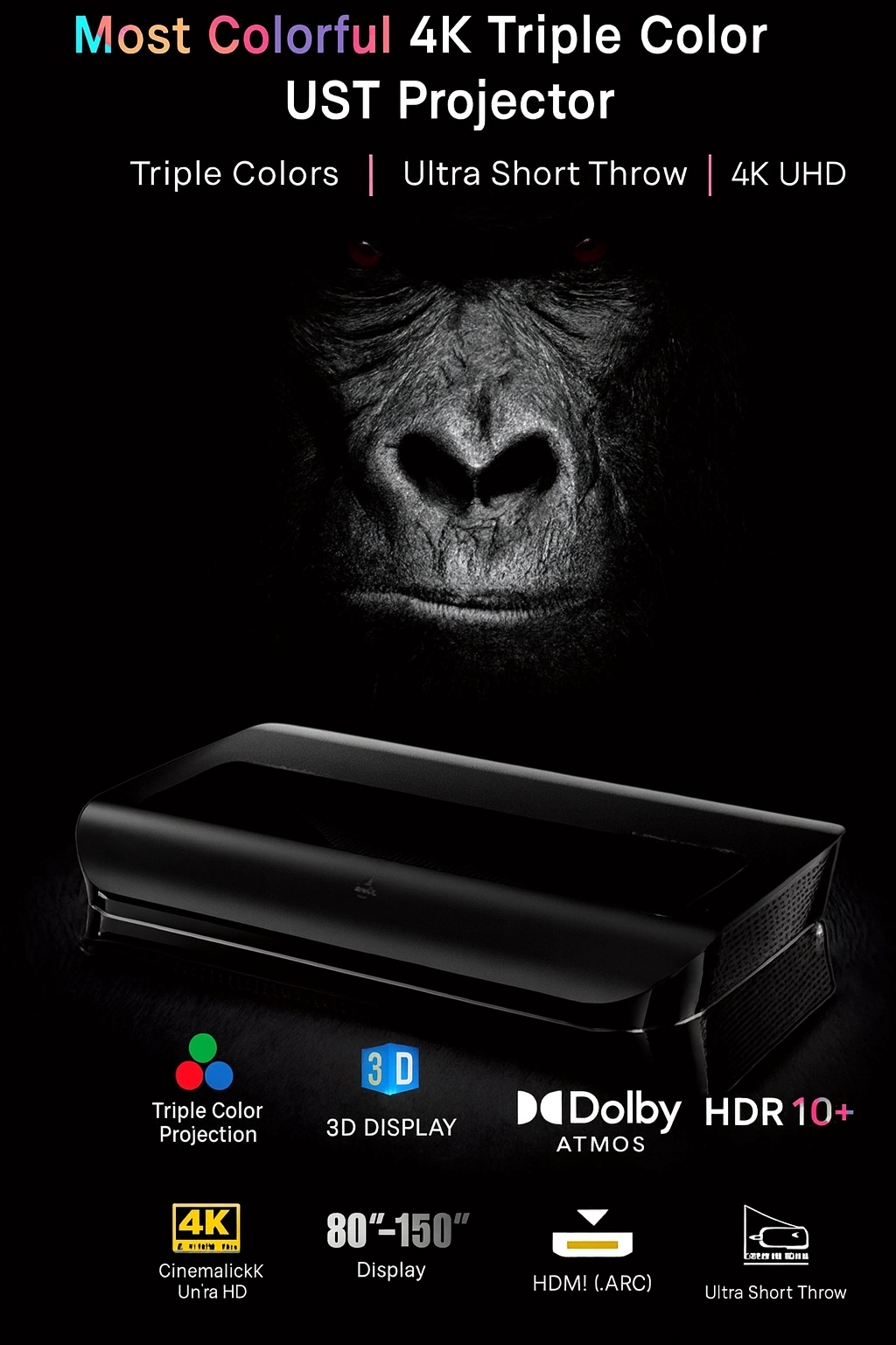 AWOL Vision LTV-2500 – 4K UST Laserprojektor