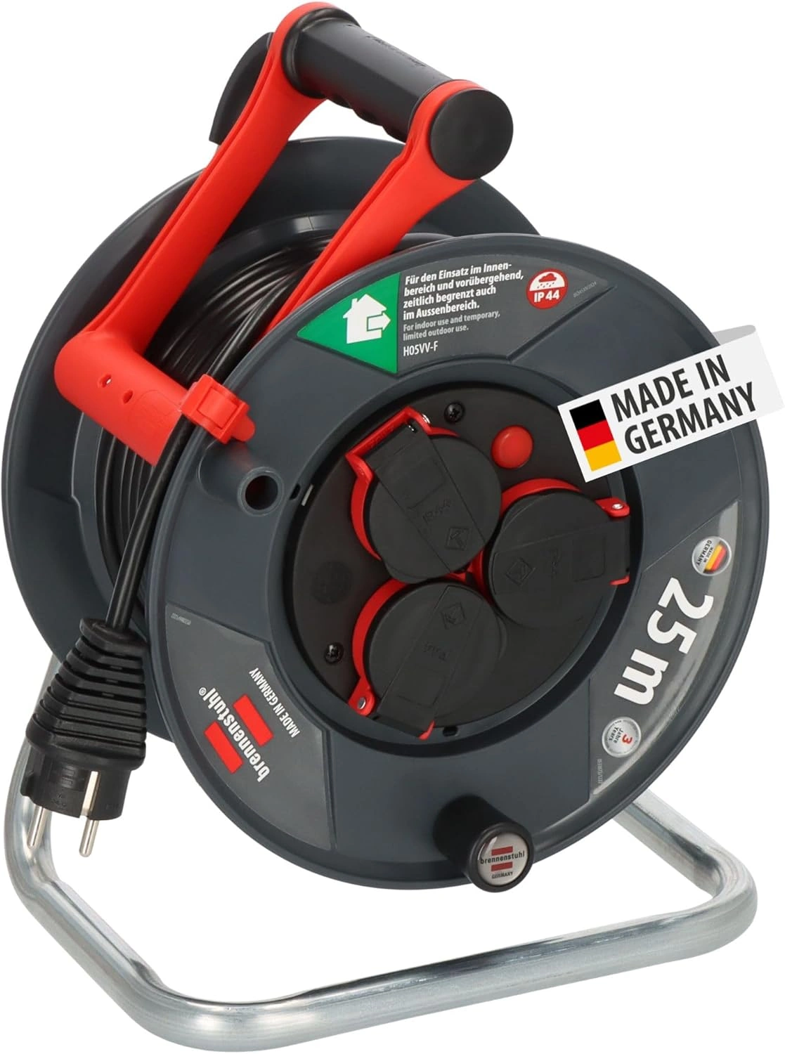 Brennenstuhl Garant V2 Kabeltrommel 25 m IP44 – Outdoor Kabeltrommel