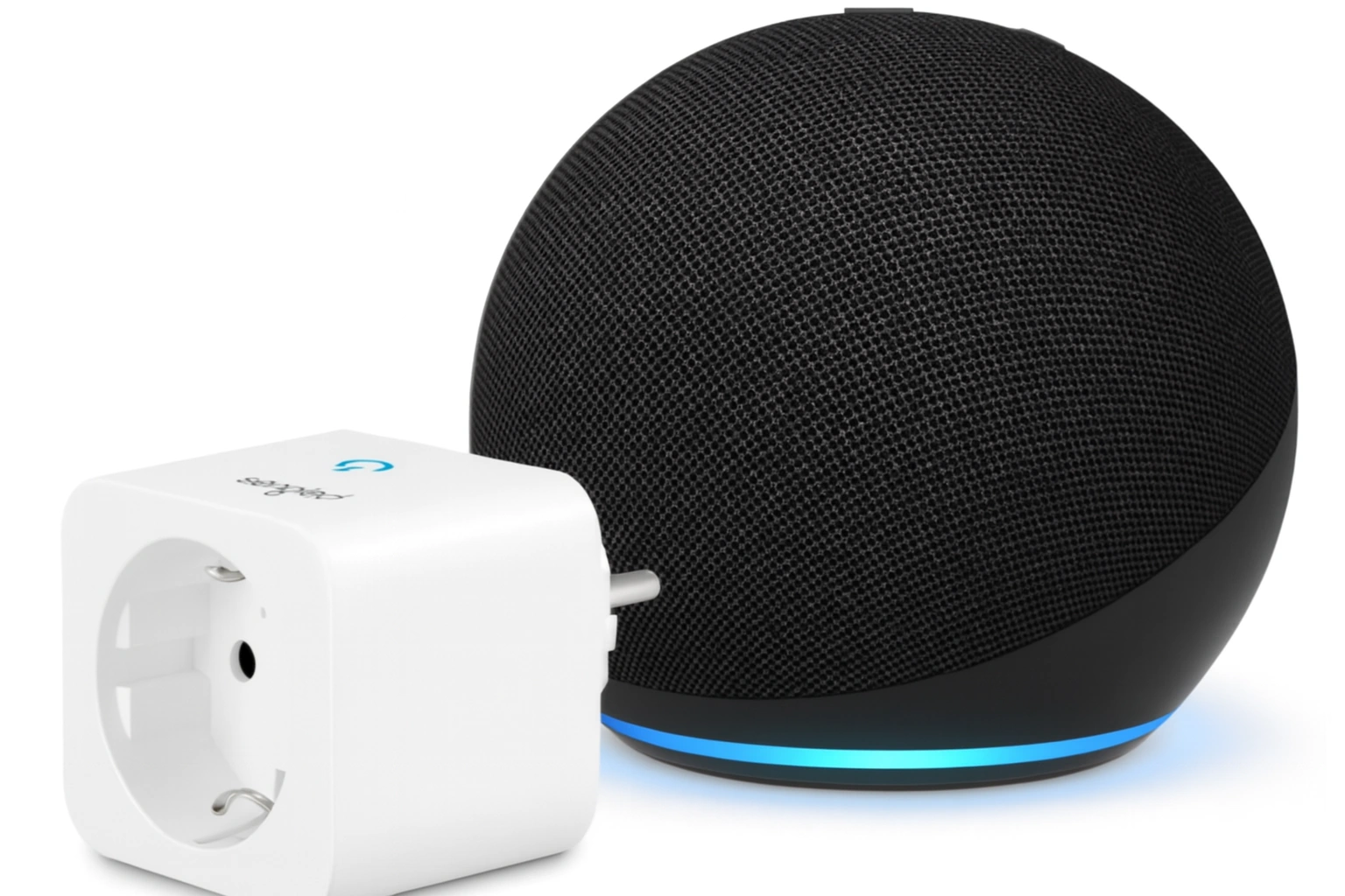 Echo Dot (5. Gen) + Smart Plug – Sprachassistent mit smarter Steckdose