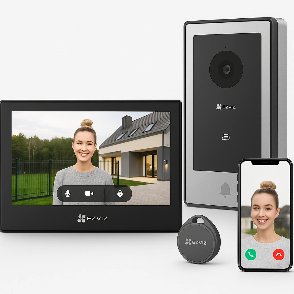 EZVIZ CP5 – Türsprechanlage mit 7" Display und HD-Kamera