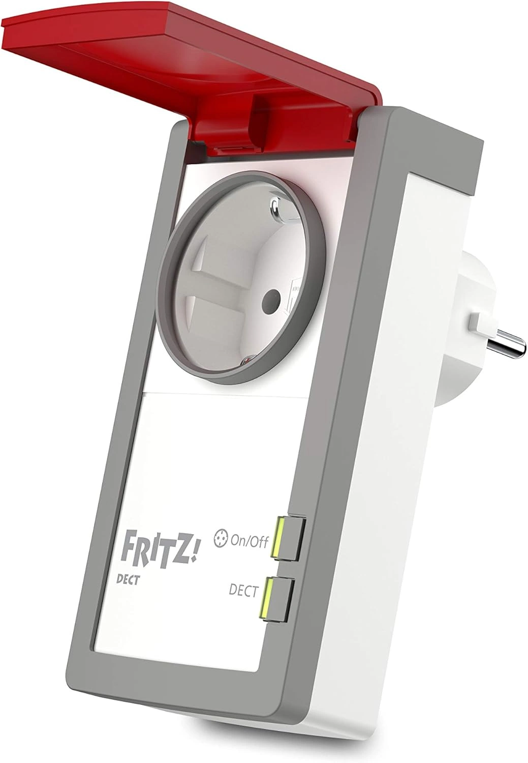 FRITZ!DECT 210 – intelligente Steckdose mit Spritzwasserschutz (IP44)