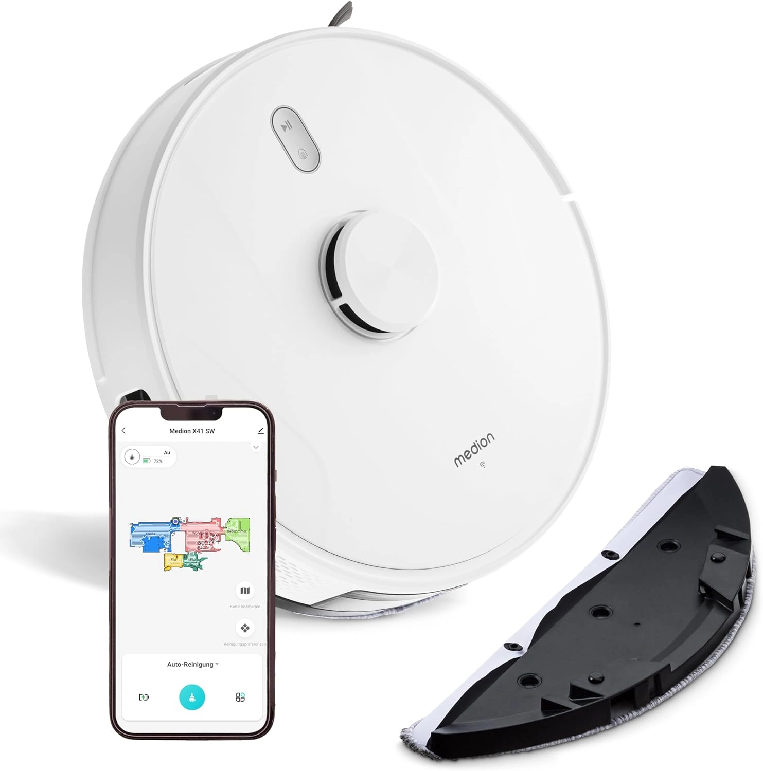 MEDION X41 SW – Kabelloser Akku-Staubsauger für Zuhause
