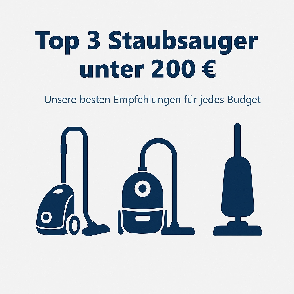 Top 3 Staubsauger unter 200 €