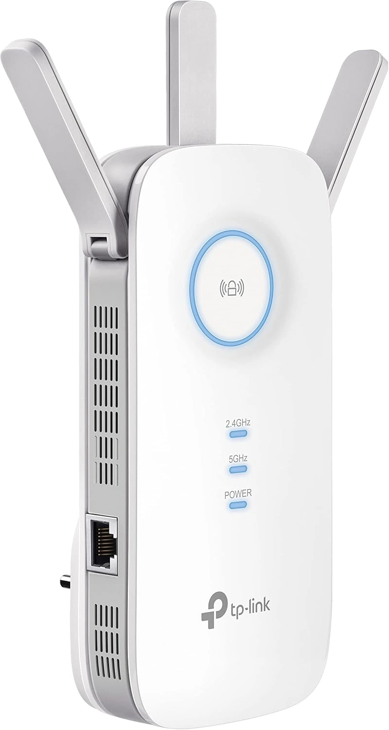 TP-Link RE550 WLAN Verstärker AC1900 – Dualband Repeater mit 3 Antennen & Gigabit LAN