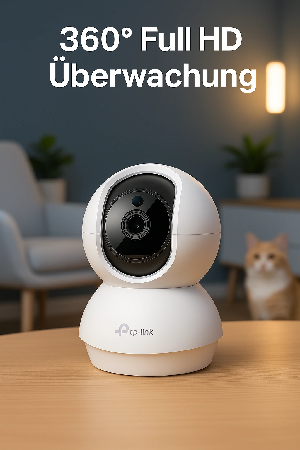 TP-Link Tapo C200 – 360° WLAN-Überwachungskamera mit Nachtsicht
