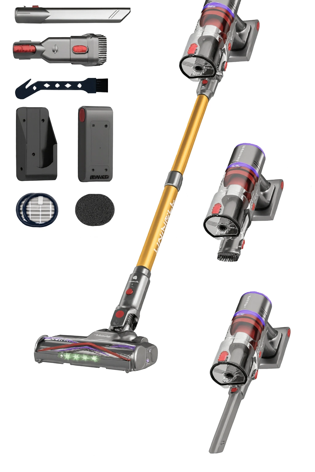 UNINELL Home UV5 – Kabelloser Akku-Staubsauger